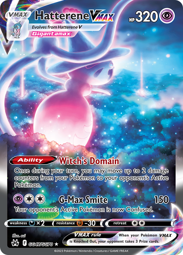 Hatterene VMAX 047/70 Rare Holo VMAX