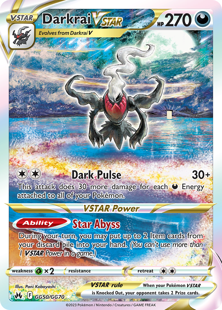 Darkrai VSTAR 050/70 Rare Holo VSTAR