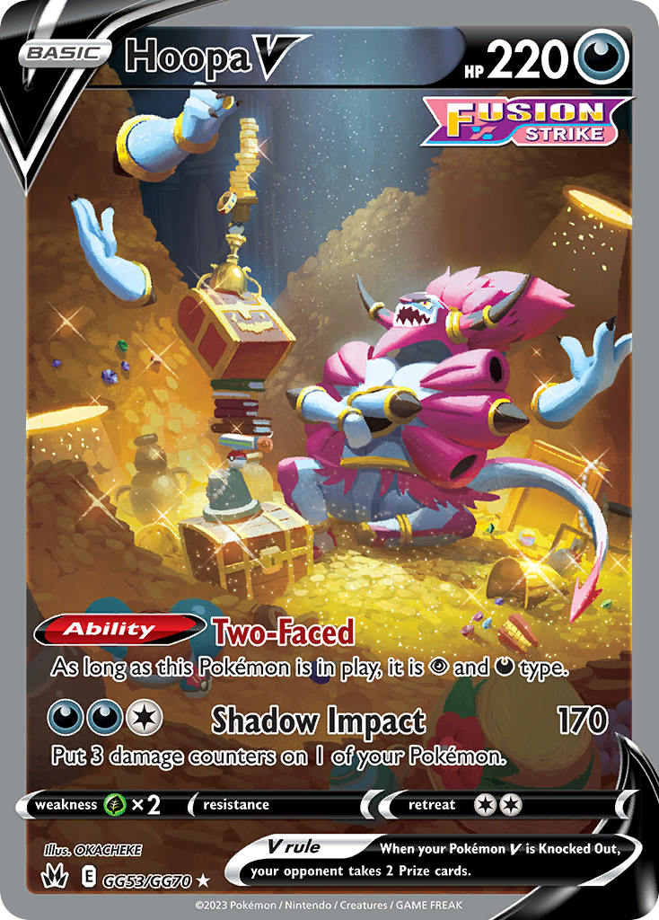 Hoopa V 053/70 Rare Holo V