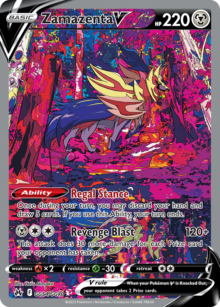 Zamazenta V 054/70 Rare Holo V