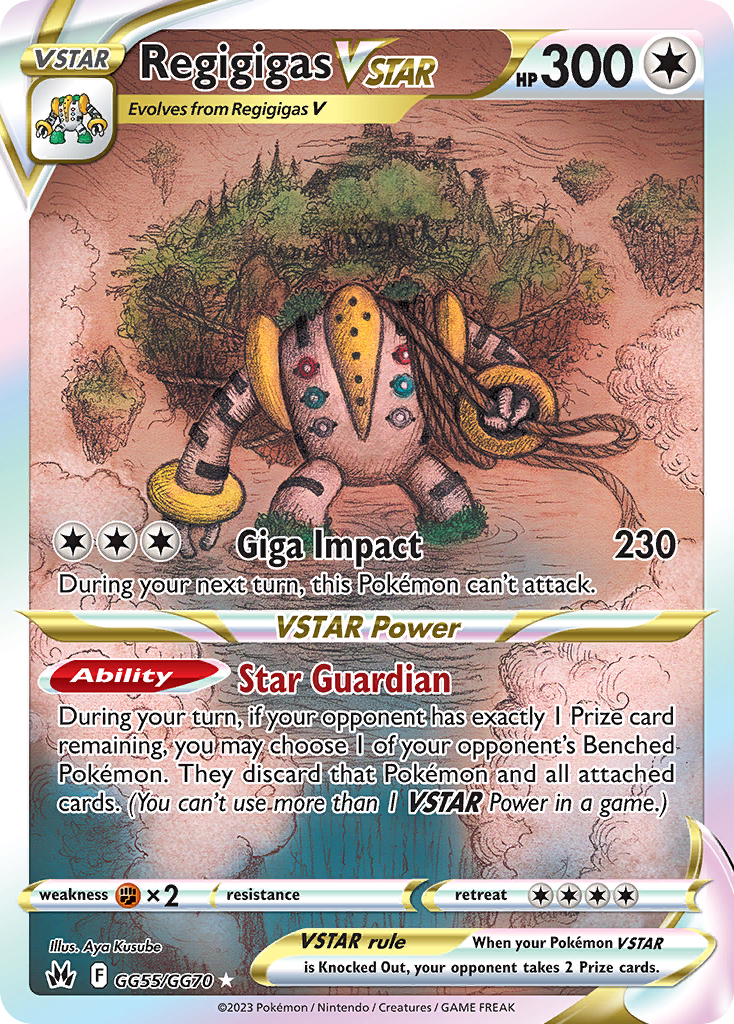Regigigas VSTAR 055/70 Rare Holo VSTAR