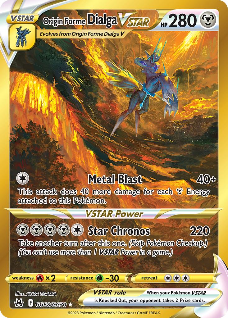 Origin Forme Dialga VSTAR 068/70 Rare Secret