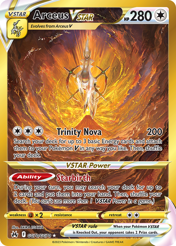 Arceus VSTAR 070/70 Rare Secret