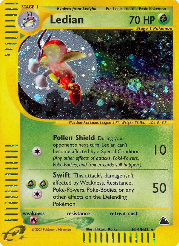Ledian 014/182 Rare Holo