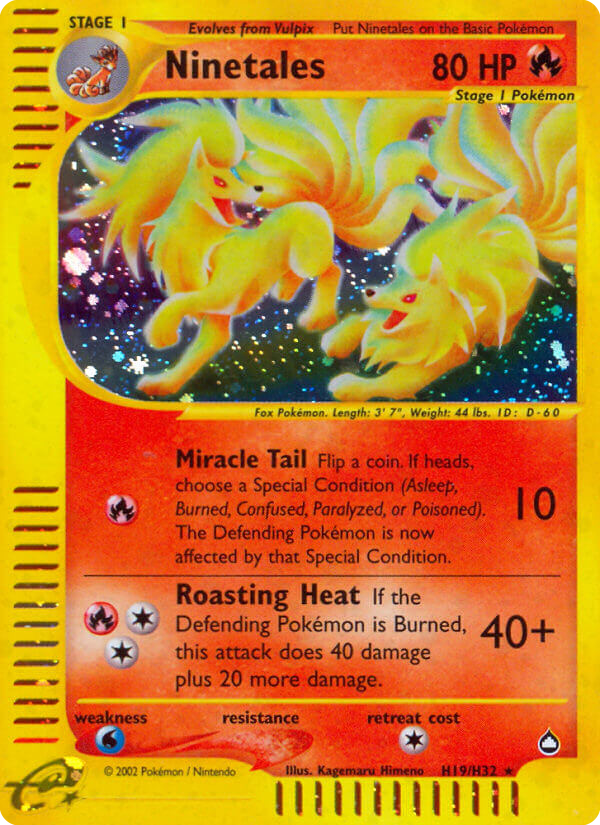 Ninetales 019/182 Rare Holo