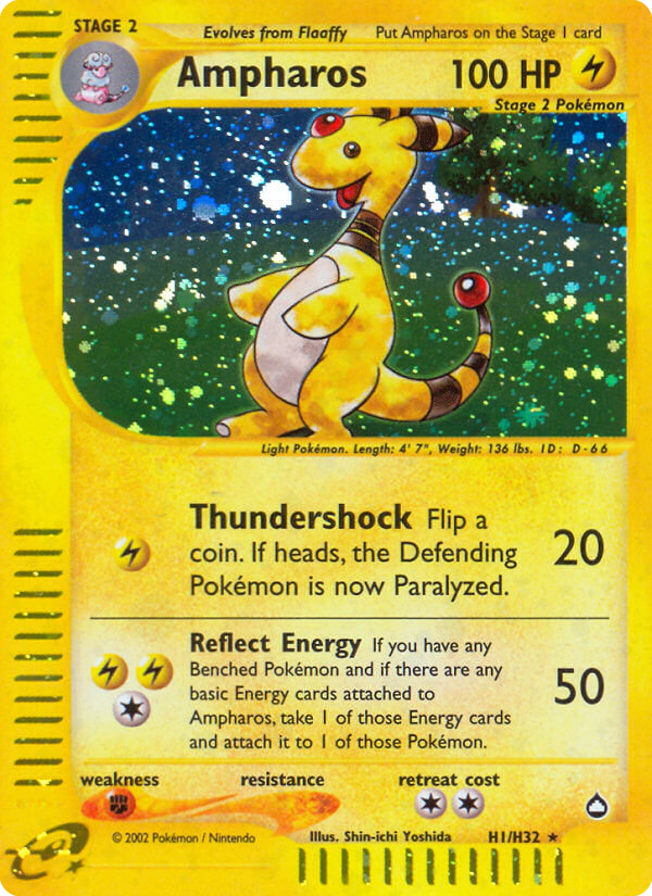 Ampharos 001/182 Rare Holo