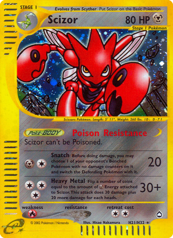 Scizor 021/182 Rare Holo