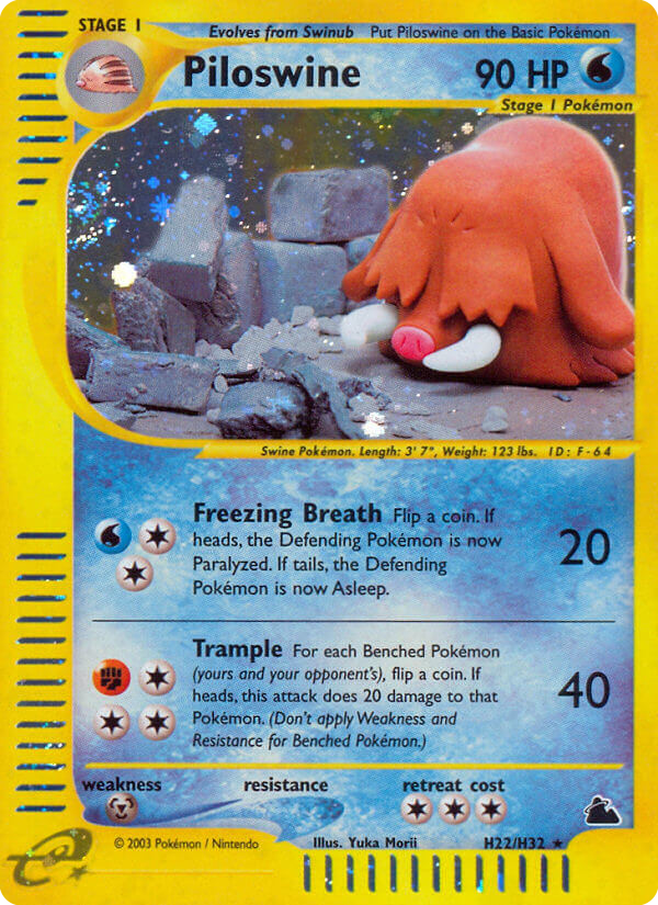 Piloswine 022/182 Rare Holo