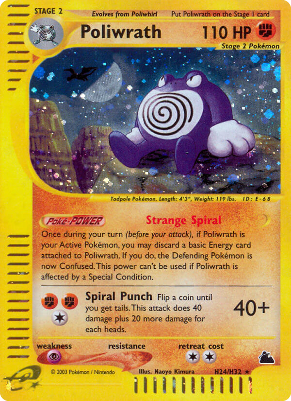 Poliwrath 024/182 Rare Holo