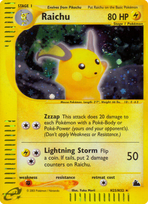 Raichu 025/182 Rare Holo