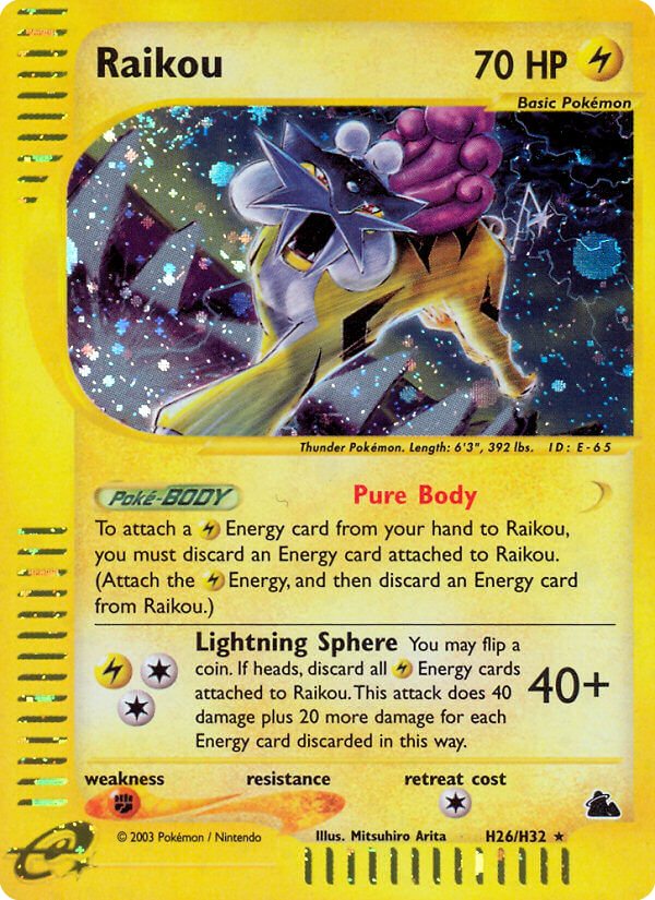 Raikou 026/182 Rare Holo