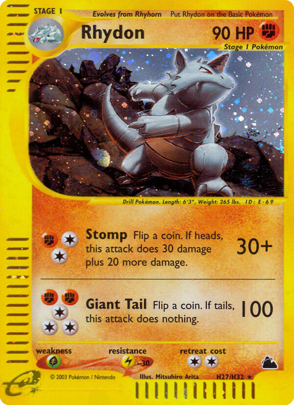 Rhydon 027/182 Rare Holo
