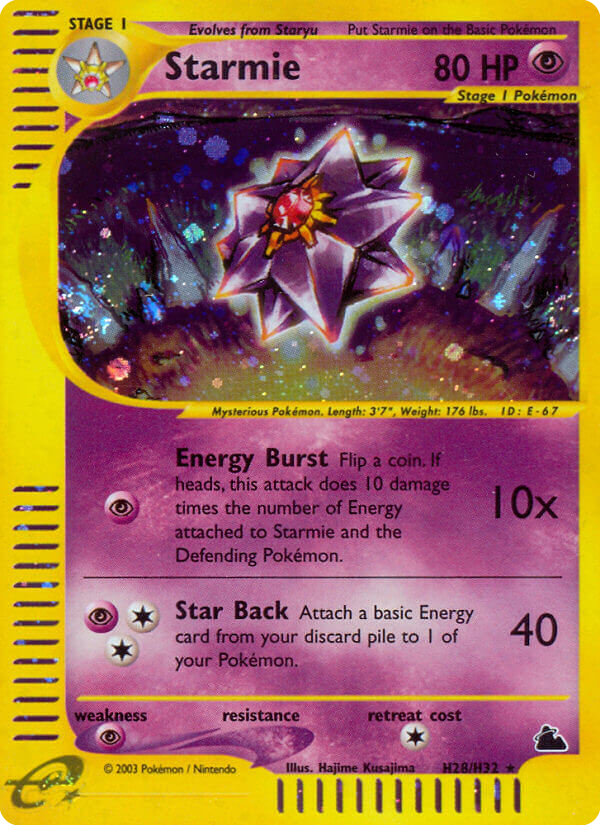 Starmie 028/182 Rare Holo