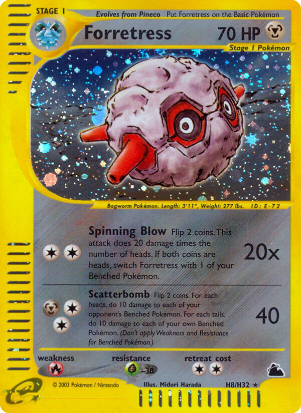 Forretress 008/182 Rare Holo