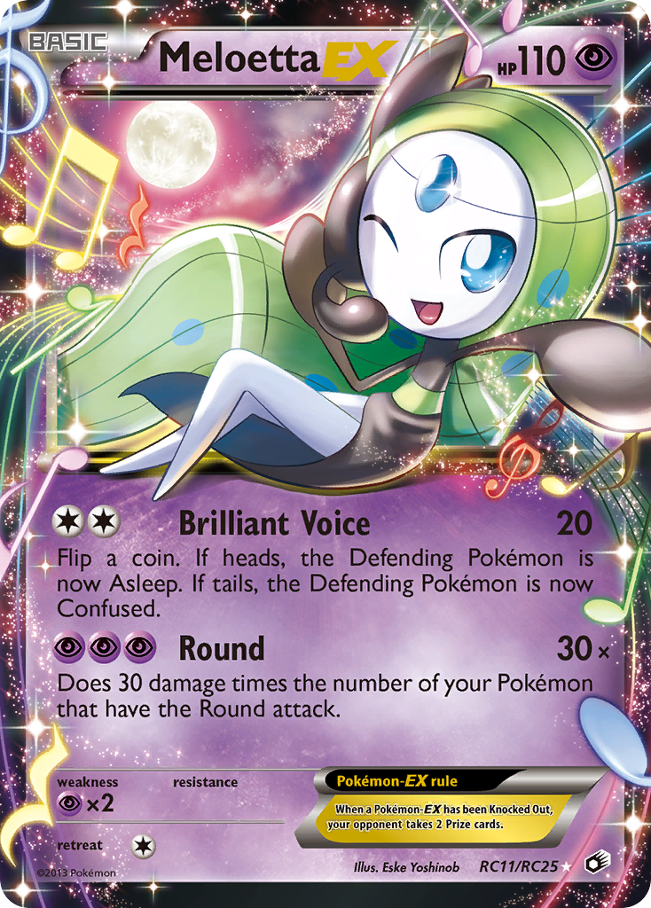 Meloetta-EX 011/140 Rare