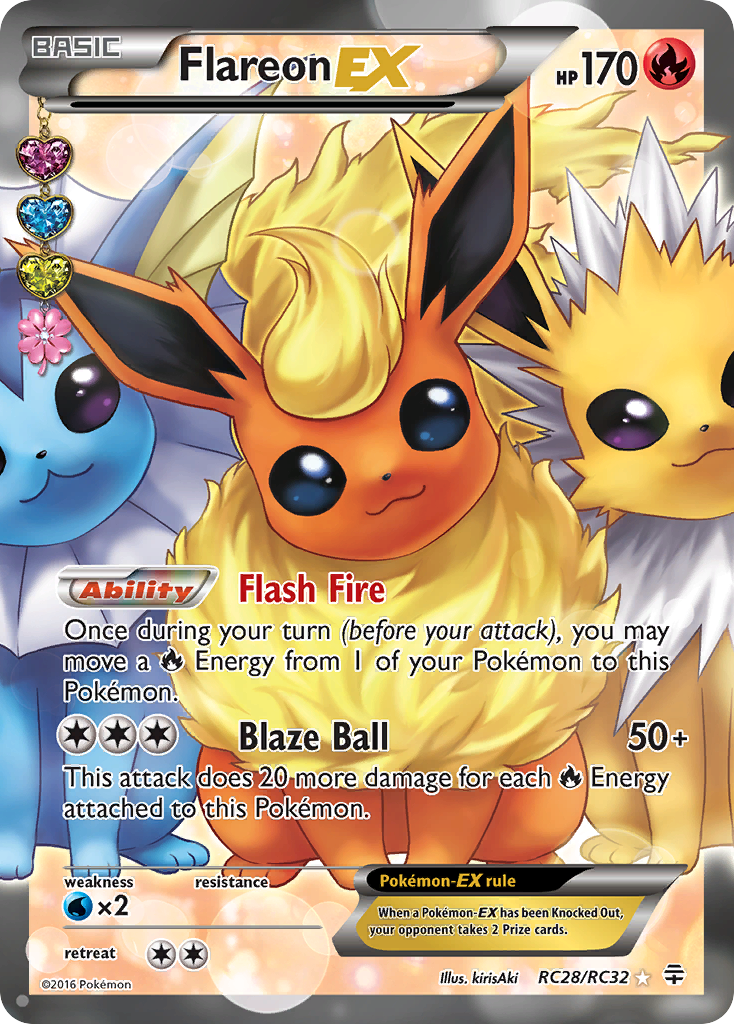 Flareon-EX 028/117 Rare Ultra