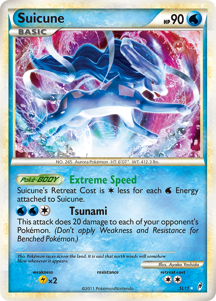 Suicune 011/106 Rare Holo