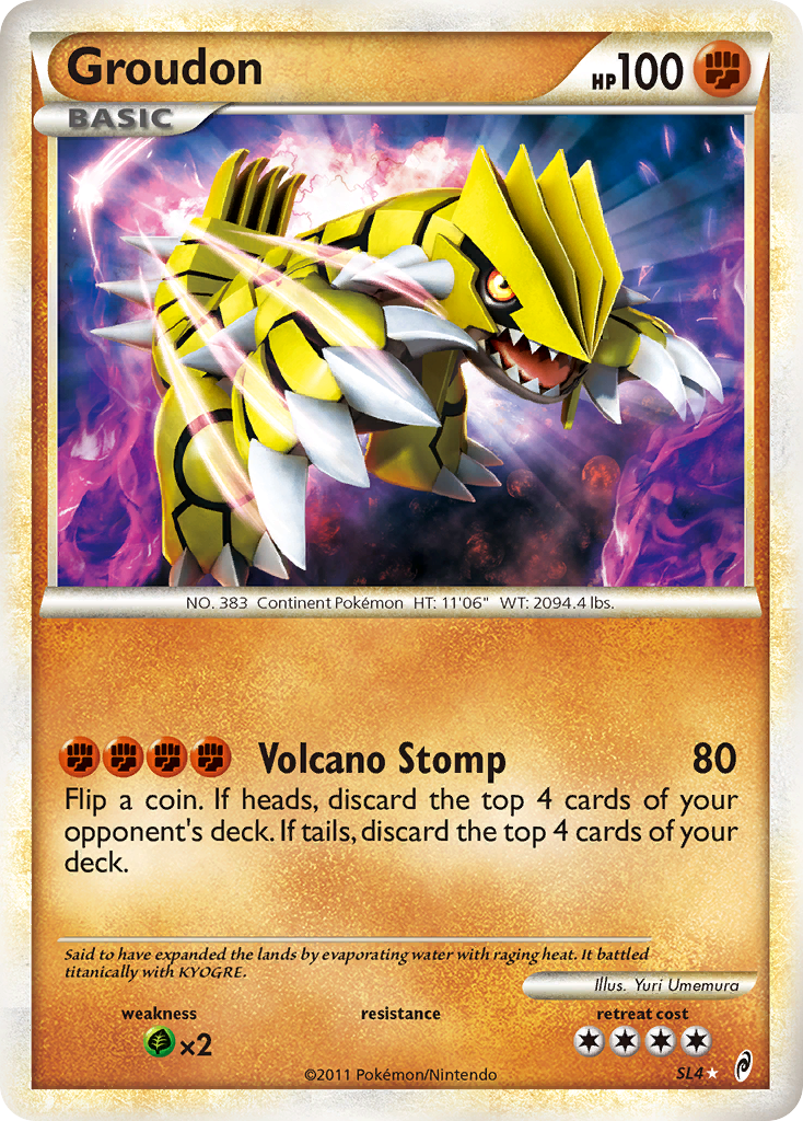 Groudon 004/106 Rare Holo
