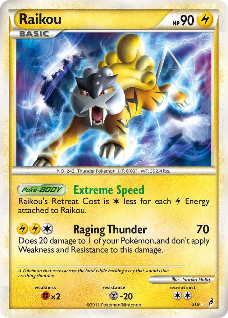 Raikou 009/106 Rare Holo
