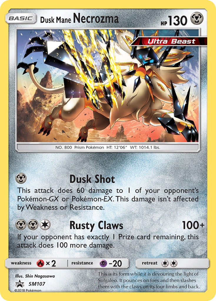 Dusk Mane Necrozma 107/250 Promo