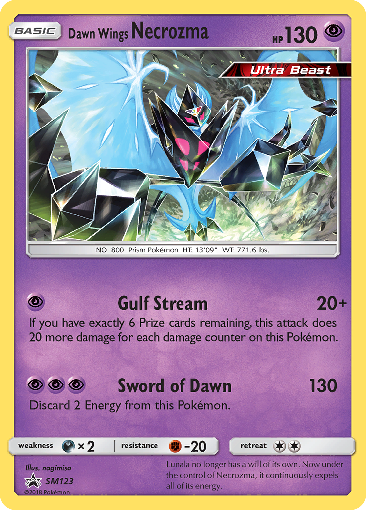 Dawn Wings Necrozma 123/250 Promo