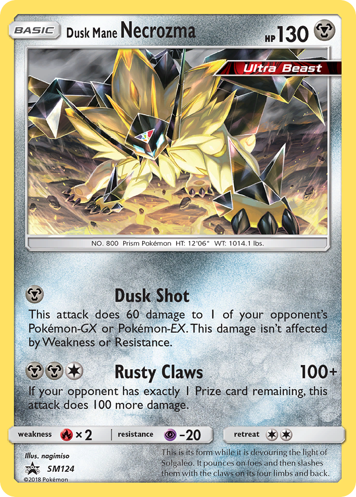 Dusk Mane Necrozma 124/250 Promo