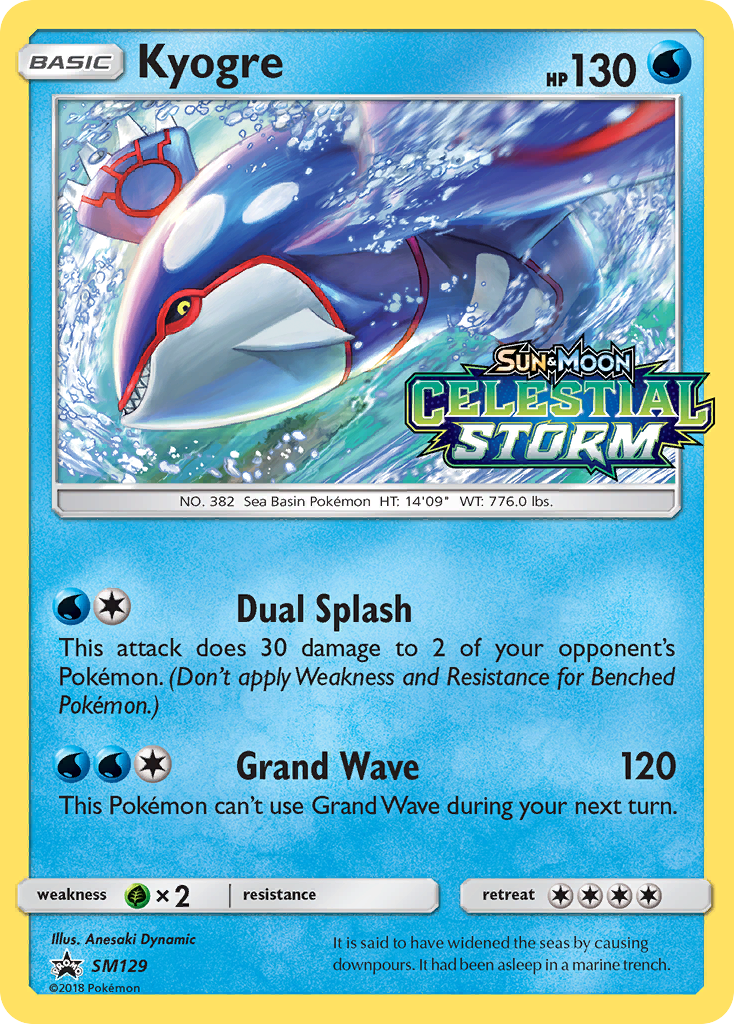 Kyogre 129/250 Promo