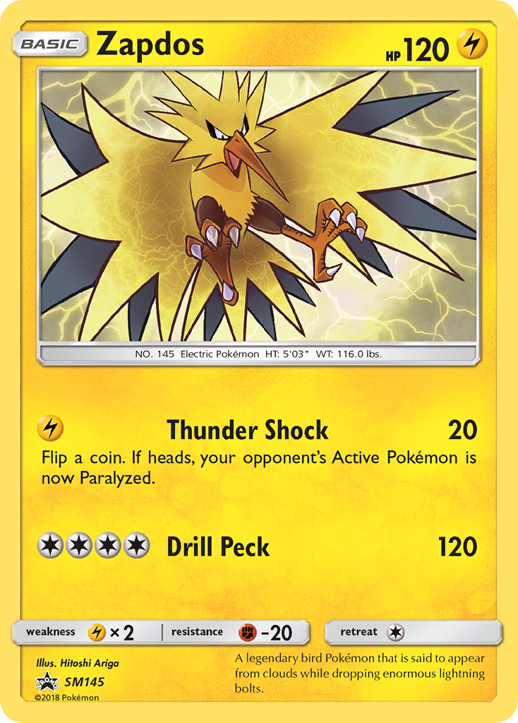 Zapdos 145/250 Promo