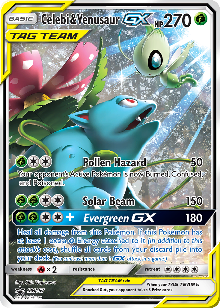 Celebi & Venusaur-GX 167/250 Promo