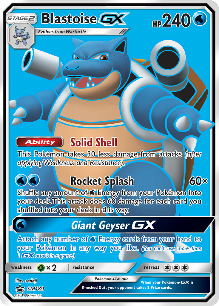 Blastoise-GX 189/250 Promo