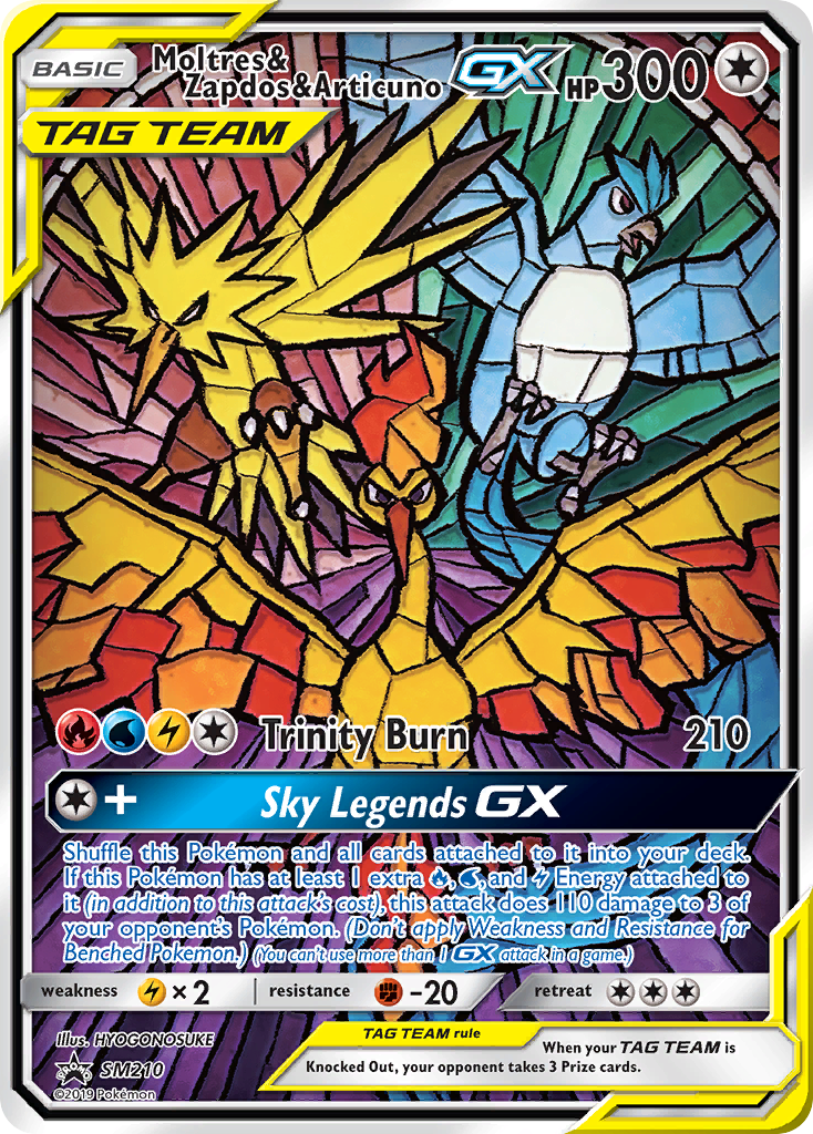 Moltres & Zapdos & Articuno-GX 210/250 Promo