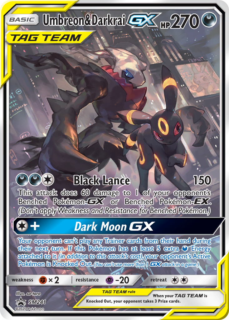 Umbreon & Darkrai-GX 241/250 Promo
