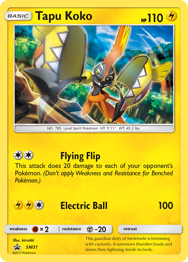 Tapu Koko 031/250 Promo
