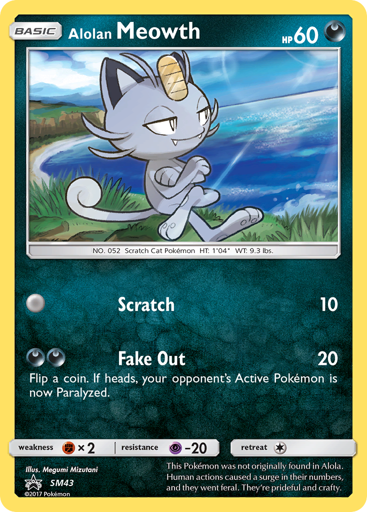Alolan Meowth 043/250 Promo