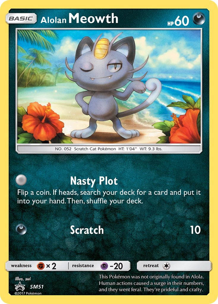Alolan Meowth 051/250 Promo