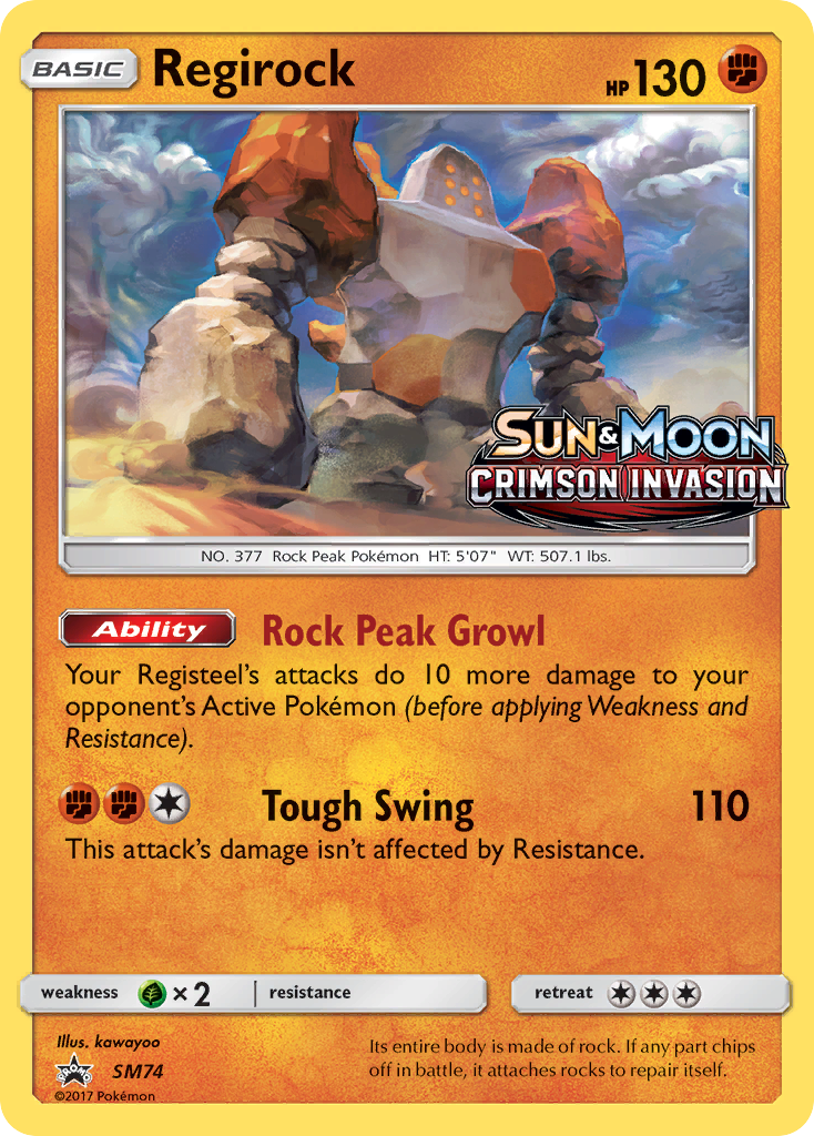Regirock 074/250 Promo