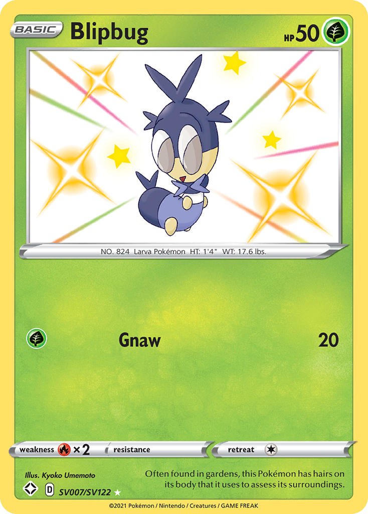 Blipbug 007/122 Rare Shiny