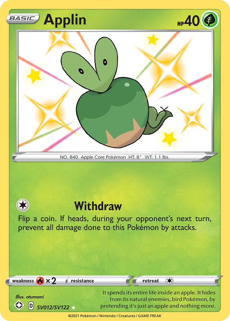 Applin 012/122 Rare Shiny