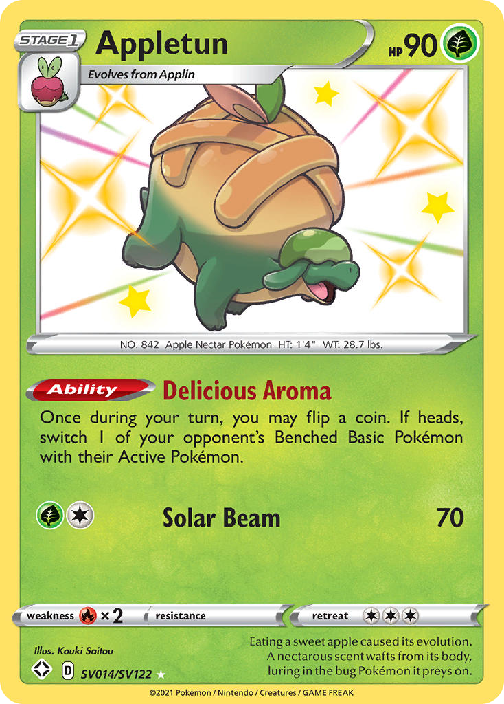 Appletun 014/122 Rare Shiny