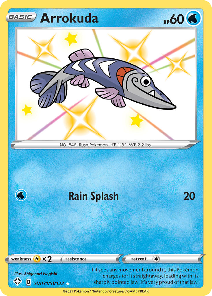 Arrokuda 031/122 Rare Shiny