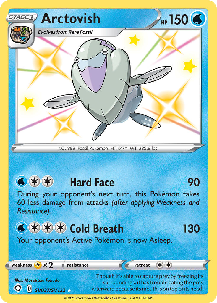 Arctovish 037/122 Rare Shiny