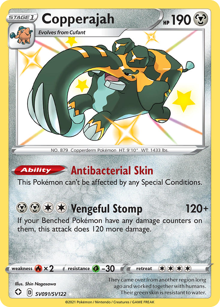 Copperajah 091/122 Rare Shiny