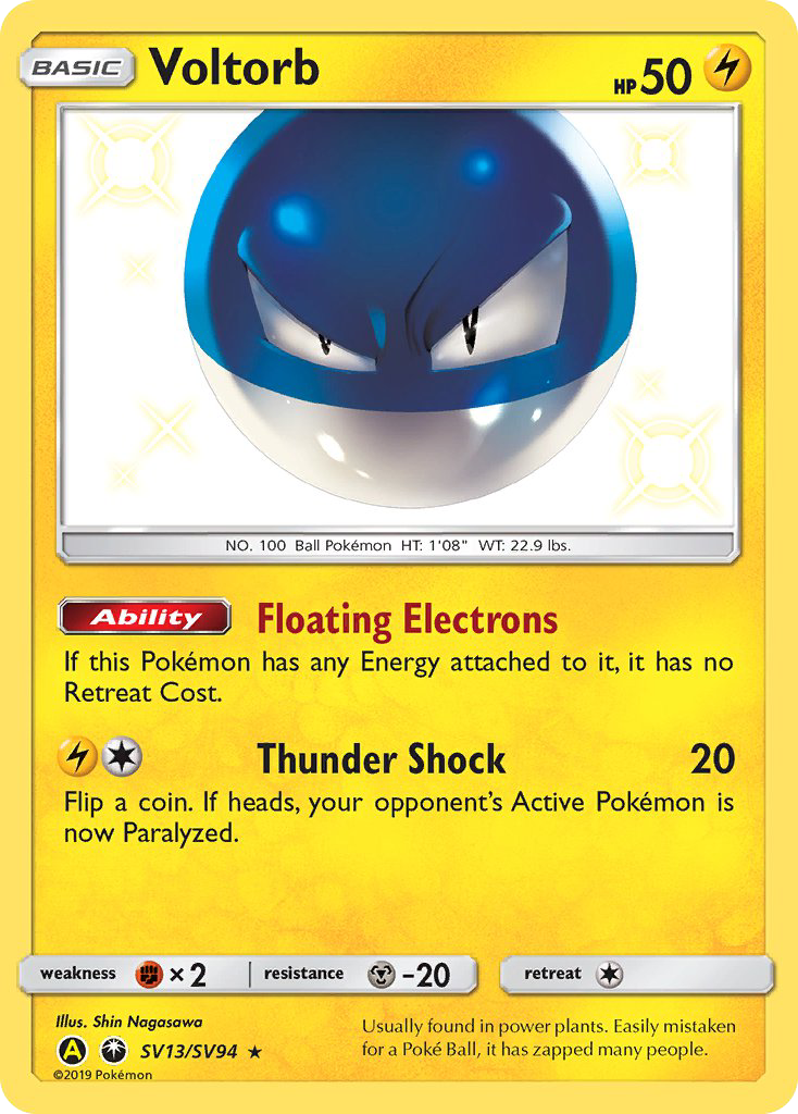 Voltorb 013/94 Rare Shiny