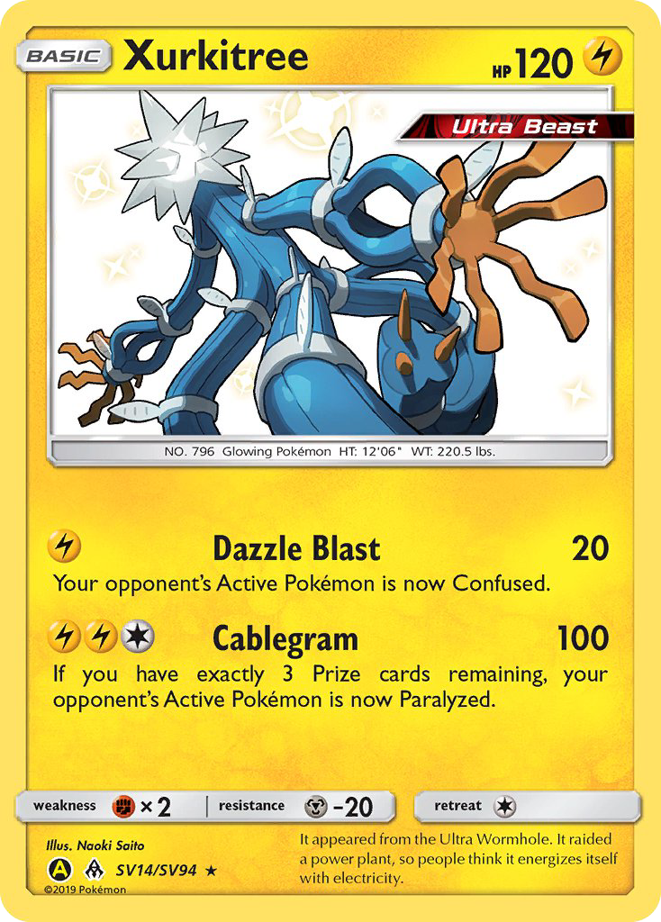 Xurkitree 014/94 Rare Shiny