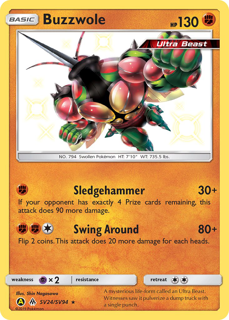Buzzwole 024/94 Rare Shiny