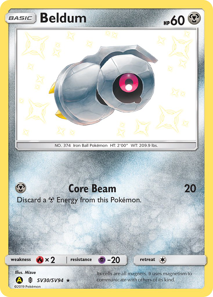 Beldum 030/94 Rare Shiny