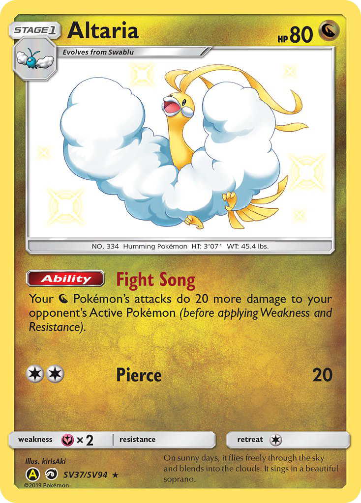 Altaria 037/94 Rare Shiny