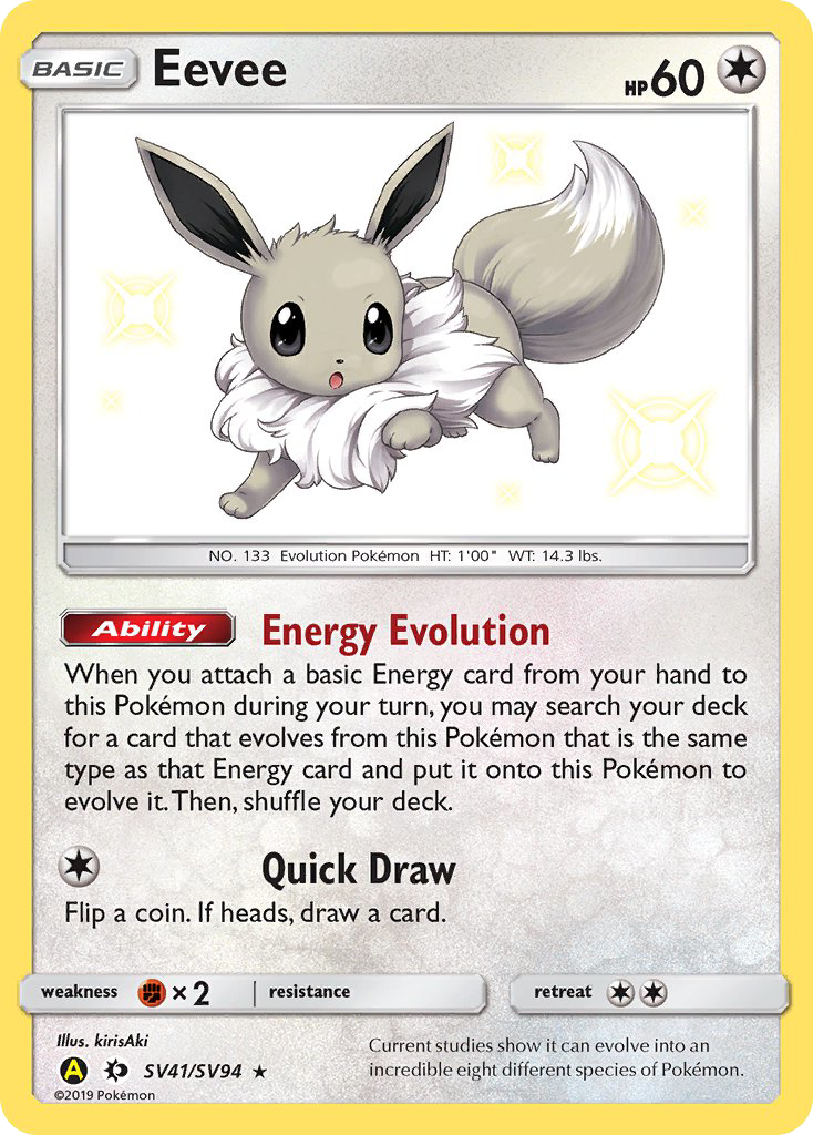 Eevee 041/94 Rare Shiny