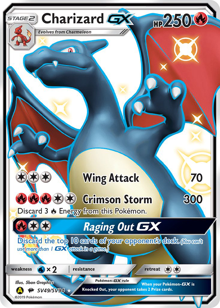 Charizard-GX 049/94 Rare Shiny GX