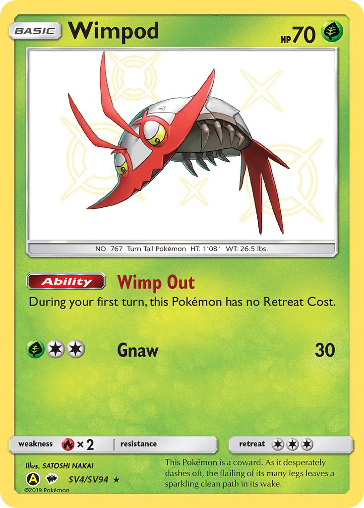 Wimpod 004/94 Rare Shiny